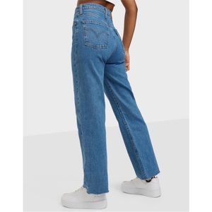 LEVI’S RIBCAGE Super High Rise Straight Jeans Baggy 25